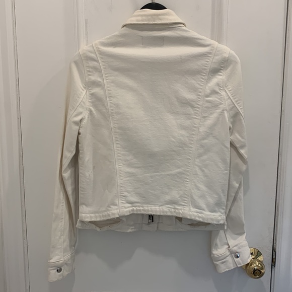 RTA White Jean Jacket Size S - Picture 9 of 11